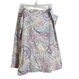 Vintage Lauren Ralph Lauren Boho Paisley Pillow Shams 20x24 Set Of Two